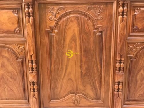 Tủ thờ cẩm lai bụng phẳng Nam Bộ - SD330 - Hình ảnh 4