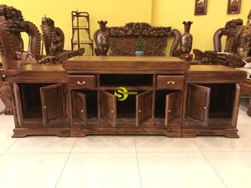 Tủ tivi gỗ cẩm lai cao cấp TTV090