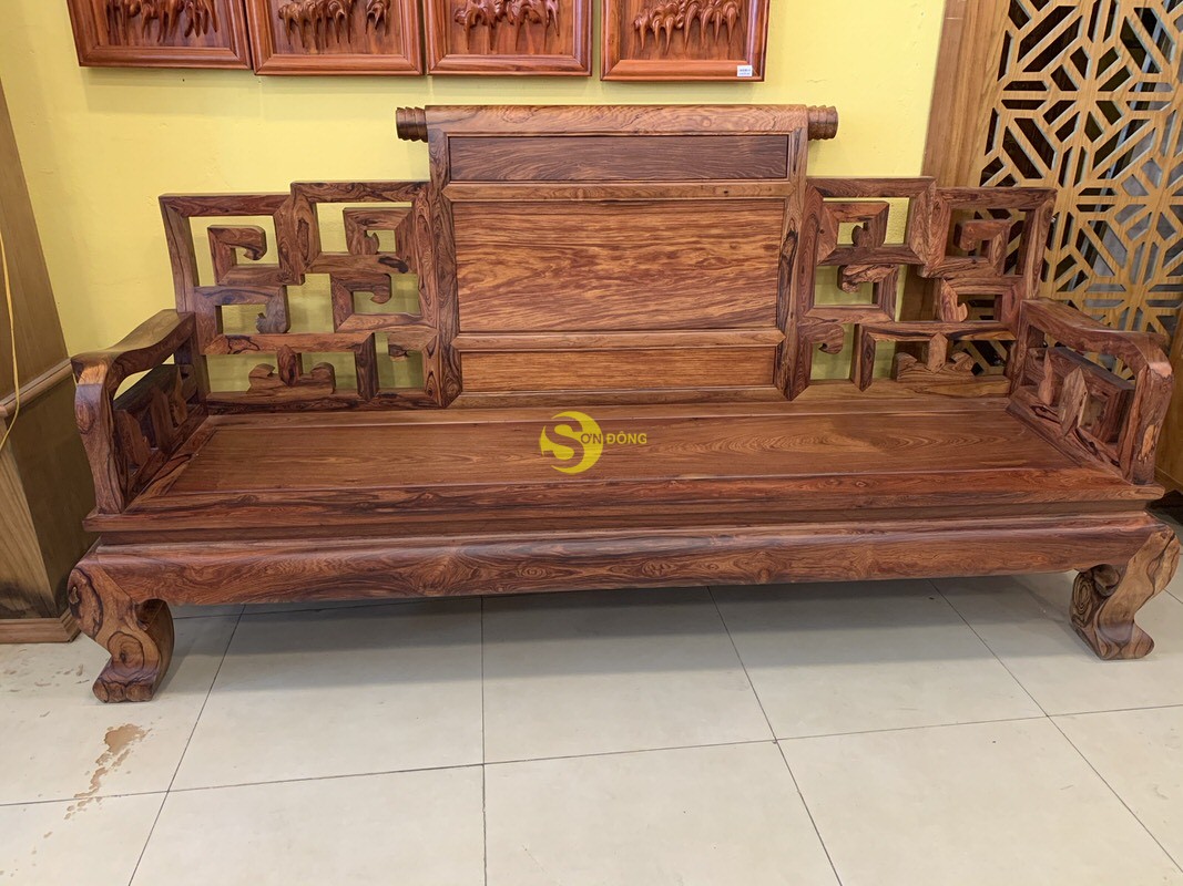 Bộ bàn ghế sơn thủy gỗ cẩm lai 10 món chân 14 – BBG1442 (Ảnh 10)