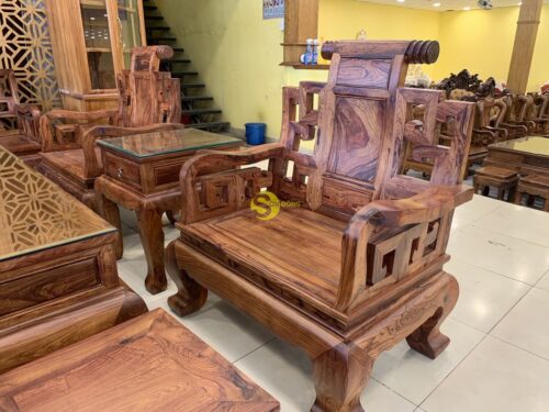 Bộ bàn ghế sơn thủy gỗ cẩm lai 10 món chân 14 - BBG1442 31 BBG1442 21 2