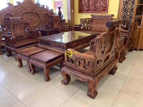 Bộ bàn ghế sơn thủy gỗ cẩm lai 10 món chân 14 - BBG1442 24 BBG1442 7 3
