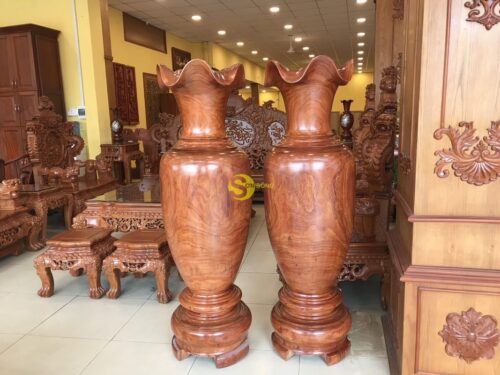 Lục bình gỗ hương cao 1,67m LB167 - Ảnh 3