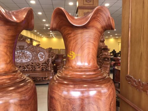 Lục bình gỗ hương cao 1,67m LB167 - Ảnh 2