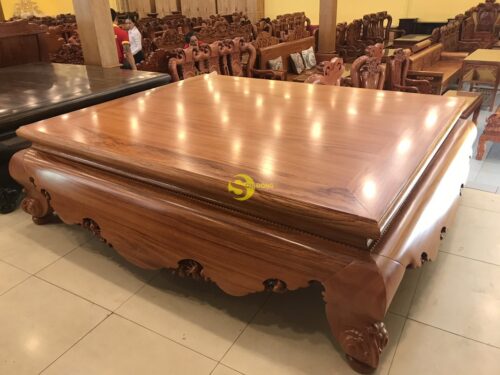 Sập nằm gõ đỏ 1.8m x 2.2m chân 24 - SN210 - Ảnh 9