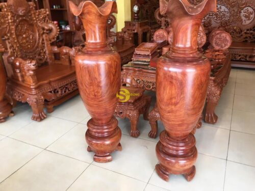 Lục bình gỗ hương cao 1,5m - LBCH150 - Ảnh 5