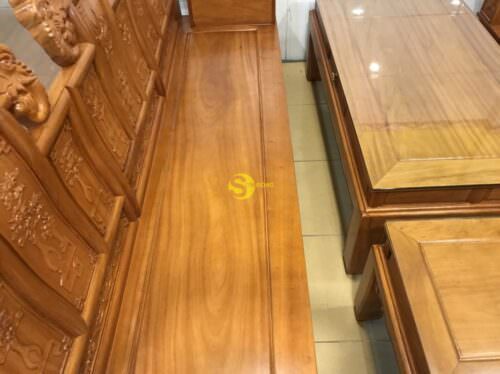 Bộ Bàn Ghế Gỗ Gõ Đỏ Hộp Trương Voi 6 Món - BBG07 Siêu Bền - Hình ảnh 2
