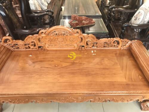 Ghế thư giãn gõ đỏ bên trái - LT09T - Hình ảnh 13
