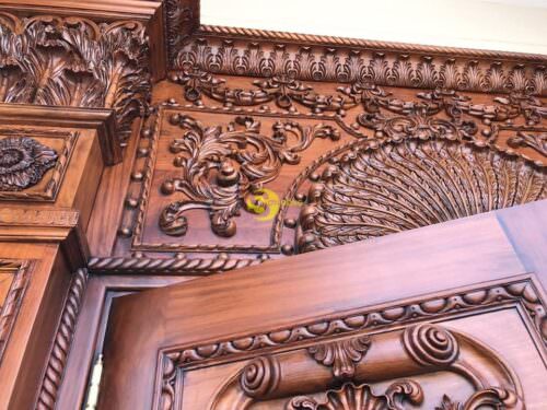 Cửa chính cổ điển đẳng cấp CN009 - Ảnh 2