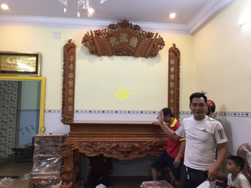Mẫu phòng thờ hợp phong thuỷ MPT008 - Ảnh 8