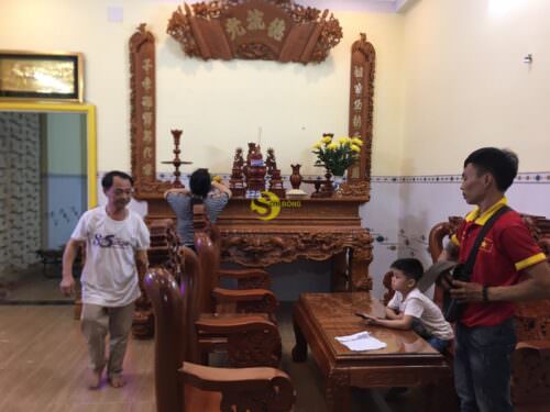 Mẫu phòng thờ hợp phong thuỷ MPT008 - Ảnh 5