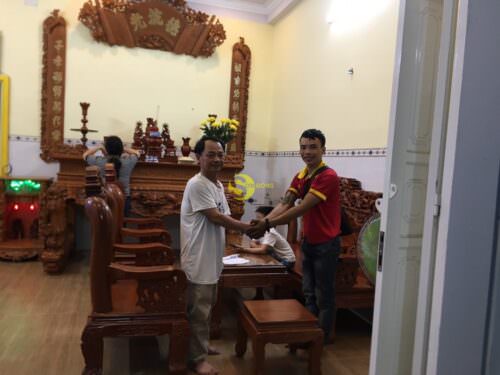 Mẫu phòng thờ hợp phong thuỷ MPT008 - Ảnh 3