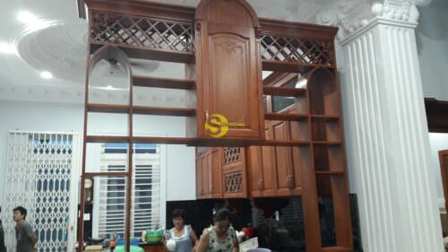Mẫu tủ bếp gỗ tốt đẹp tại sài gòn MTB022 - Ảnh 6