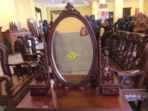 Bàn phấn căm xe kiểu cổ điển khung tròn BP17 - Hình ảnh 2