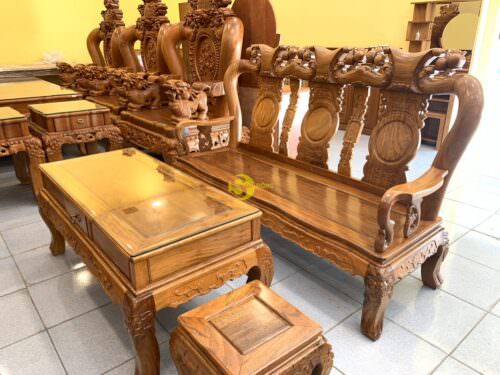Minh quốc đào sài gòn gỗ lim tay 10, 6 món BBG500 - Hình ảnh 3