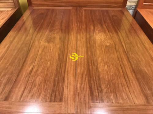 Giường ngủ cẩm lai trơn 1m8 giá rẻ GCL002