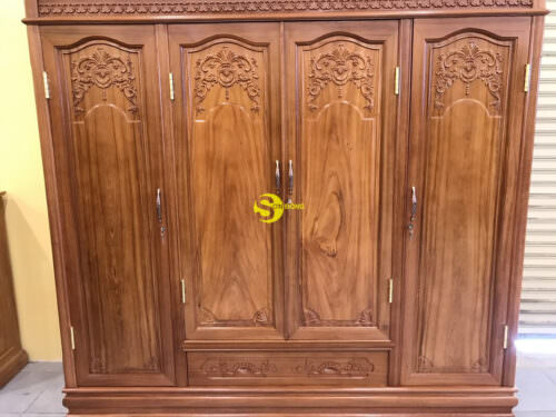 Tủ quần áo gõ đỏ TQA250
