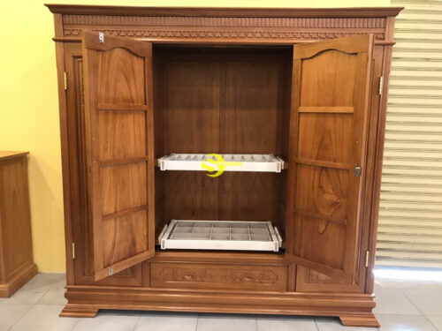 Tủ quần áo gõ đỏ TQA250