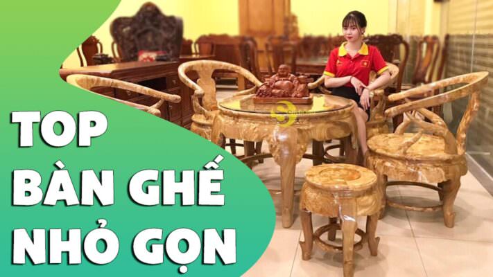 Nhung mau ban ghe nho gon danh cho phong khach chi ti 3m dai dien