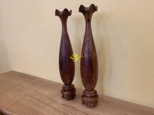 Lục bình tỳ bà cẩm lai việt cao 56cm LB456 - Hình ảnh 2
