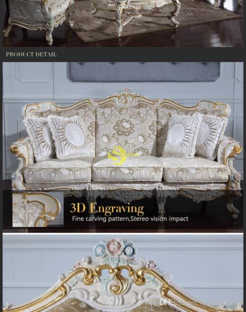 Mẫu sofa tân cổ điển SFTCD064 - Hình ảnh 4