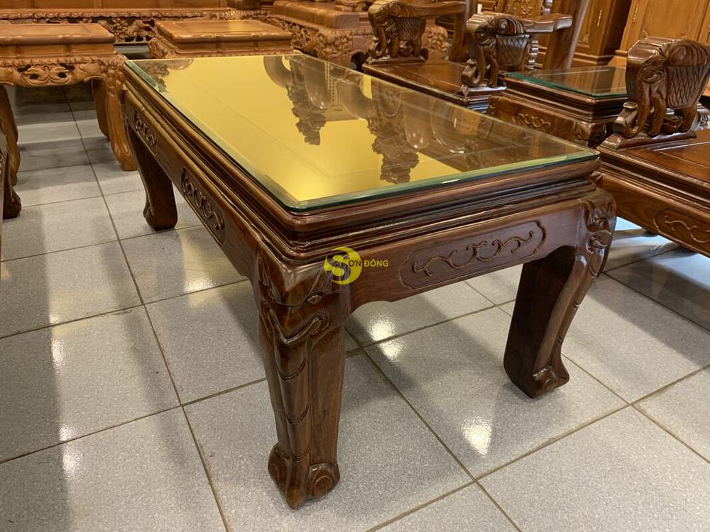 Bàn Ghế Gỗ Hương Chạm Voi Vân Tuyển Tay 10 6 Món BBG492 4 Bàn Ghế Gỗ Hương Chạm Voi Vân Tuyển Tay 10 6 Món BBG492