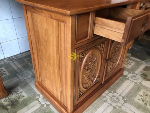 Bộ bàn thờ chung cư hoa sen 1.53m SD119 - Hình ảnh 13
