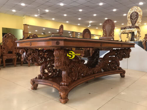 Bàn ăn cổ điển đẳng cấp hoàng gia BBA120B