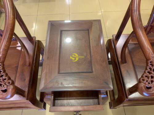 Bộ Bàn Ghế Gỗ Hương Việt Nam Minh 3 Món BBG687 Tinh Tế - Hình ảnh 10