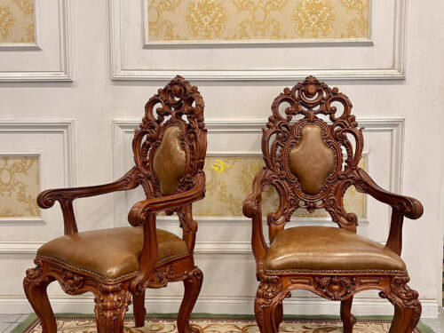 Ghế chủ tọa hoàng gia Louis Minerva- GA087B