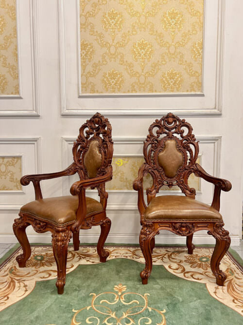 Ghế chủ tọa hoàng gia Louis Minerva- GA087B