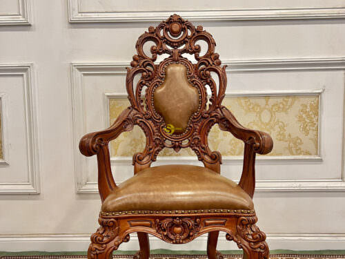Ghế chủ tọa hoàng gia Louis Minerva- GA087B