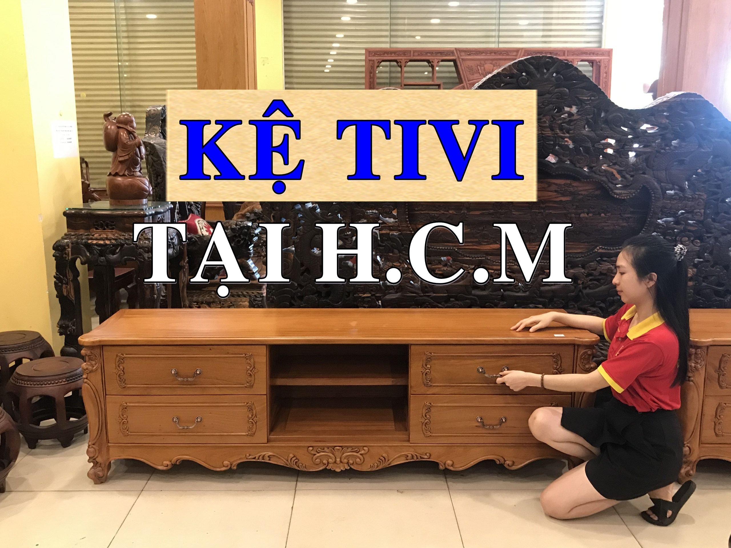 kệ TiVi gỗ hiện đại TPHCM