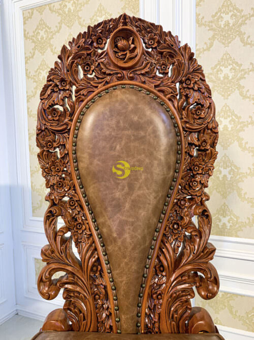 Ghế ăn hoàng gia Louis Lusso GA088B - Hình ảnh 4