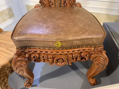 Ghế ăn hoàng gia Louis Lusso GA088B - Hình ảnh 3