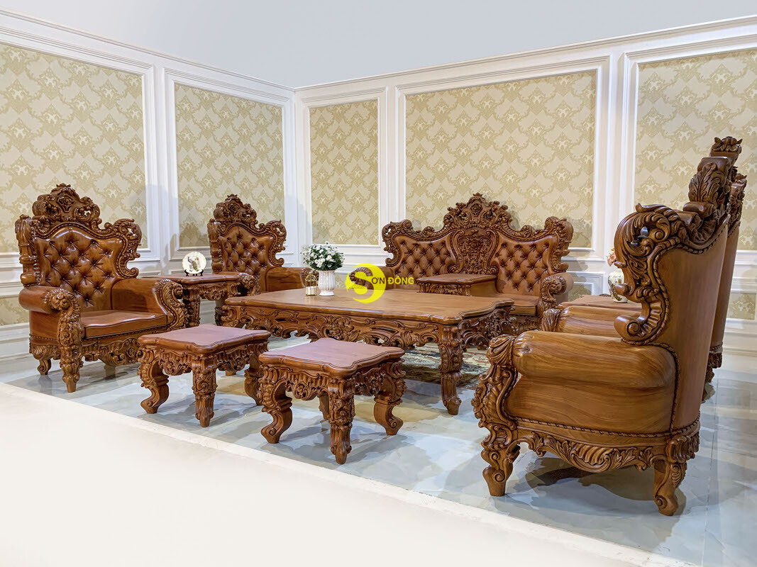 Bộ Sofa Gỗ Hoàng Gia LUXURY 2024: Được chế tác từ gỗ hoàng gia chất lượng cao nhất, bộ sofa hoàng gia LUXURY năm 2024 là lựa chọn hoàn hảo cho những ai yêu thích không gian nội thất đậm chất hoàng gia. Với thiết kế tinh tế và đường nét tao nhã, bộ sofa LUXURY sẽ là một điểm nhấn đặc biệt cho không gian phòng khách của bạn. Hãy trải nghiệm sự sang trọng và quý phái tại showroom của chúng tôi.