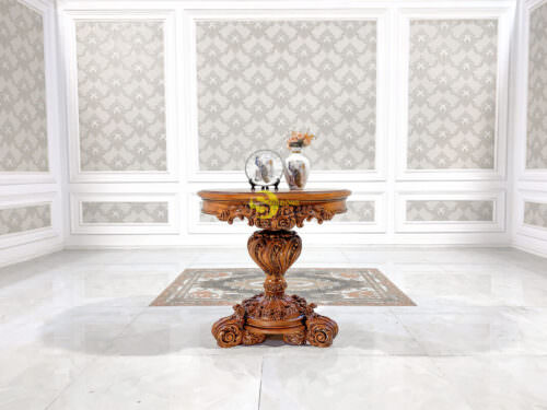 BÀN ĂN TRÒN TRANG TRÍ FIDIA BATTT039 - Ảnh 8