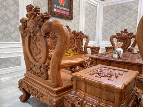 Bàn Ghế Phòng Khách Hương Đá Nghê Đỉnh VIP BBG241 - Ảnh 12