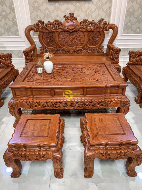 Bàn Ghế Phòng Khách Hương Đá Nghê Đỉnh VIP BBG241 - Ảnh 14
