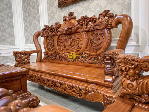 Bàn Ghế Phòng Khách Hương Đá Nghê Đỉnh VIP BBG241 - Ảnh 9