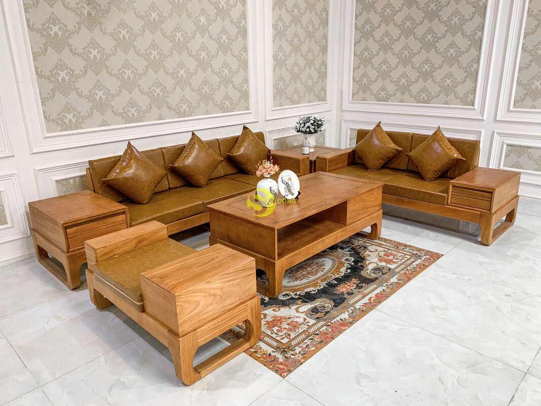 Những mẫu nệm ghế sofa gỗ sinh động, hiện đại nhất tại Hà Nội