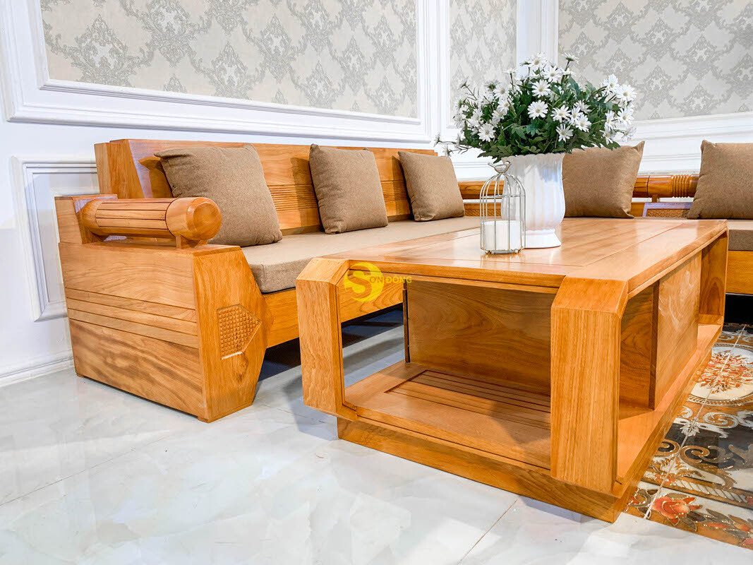 Bộ sofa góc kim cương gỗ gõ đỏ đẹp mắt và đầy đủ tiện nghi sẽ mang lại cho bạn cảm giác thoải mái và sang trọng. Với chất liệu gỗ tự nhiên và phong cách thiết kế tinh tế, đây là một sự lựa chọn tuyệt vời cho không gian phòng khách của bạn.