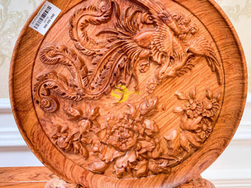 Đĩa hồng trĩ gỗ hương 30 - DHT30 5 DHT30 2