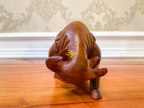 Tượng kim ngưu tài lộc gỗ hương 30 - LVT07 7 LVT07 3