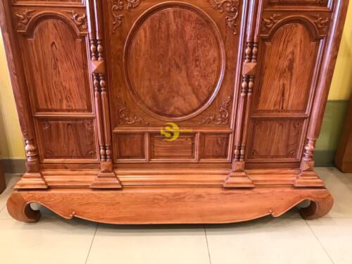 Tủ thờ hương đá 13 ô trám 1.76m SD137 - Hình ảnh 3