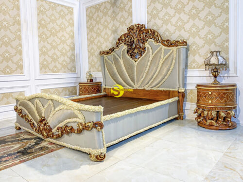 giường ngủ cổ điển cao cấp Royal Châu Âu GN309