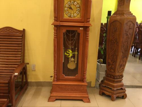 Đồng hồ kim ngưu gỗ hương - Hình ảnh 7