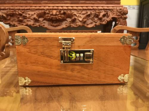 Hộp đựng trang sức gỗ hương đá thuận buồm xuôi gió HTS02 - Hình ảnh 2