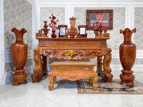 Combo phòng thờ tứ linh truyền thống đẹp - Ảnh 2