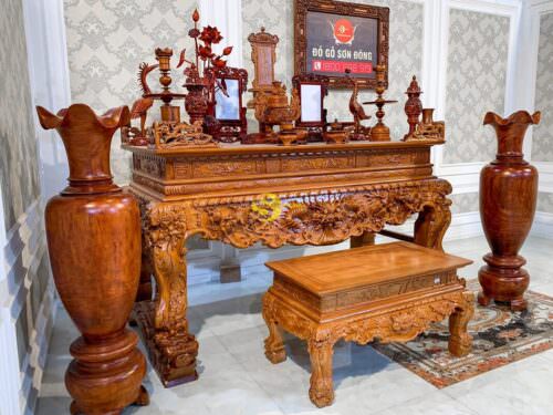 Combo phòng thờ tứ linh truyền thống đẹp - Ảnh 6