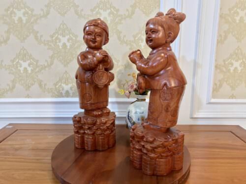 Tiên đồng ngọc nữ gỗ hương 60 - TDNN60 - Hình ảnh 4